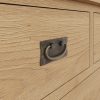 Carthorpe Oak 3 Over 4 Chest of Drawers handle scaled