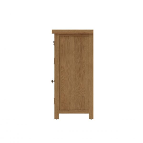 Carthorpe Oak 4 Door Sideboard end scaled