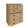 Carthorpe Oak 4 Over 3 Chest of Drawers all scaled