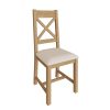 Carthorpe Oak Cross Back Chair Fabric angle scaled