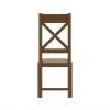 Carthorpe Oak Cross Back Chair Fabric rear scaled