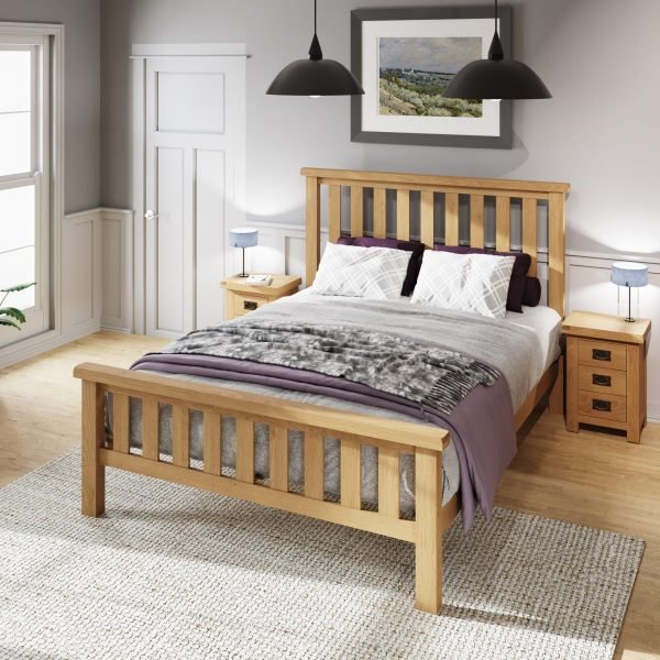 Carthorpe Oak King Size Bed scaled