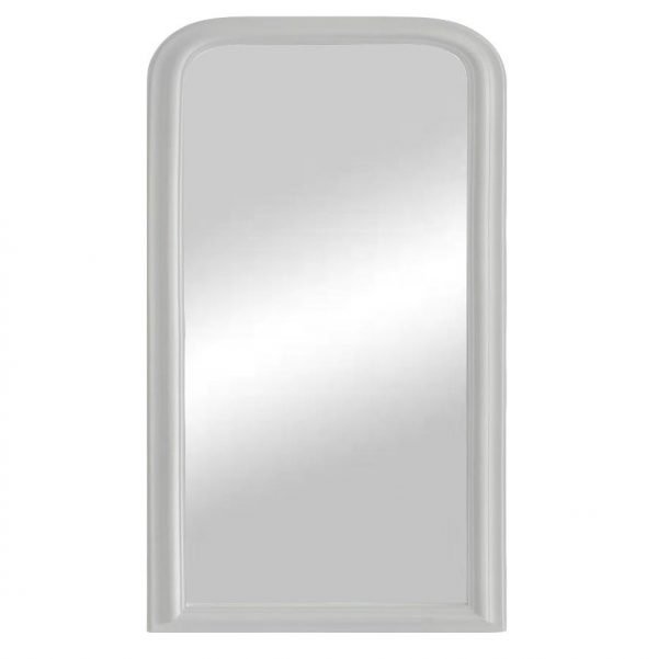 Arched White Mirror