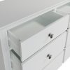 Marcel White 6 Drawer Chest close scaled