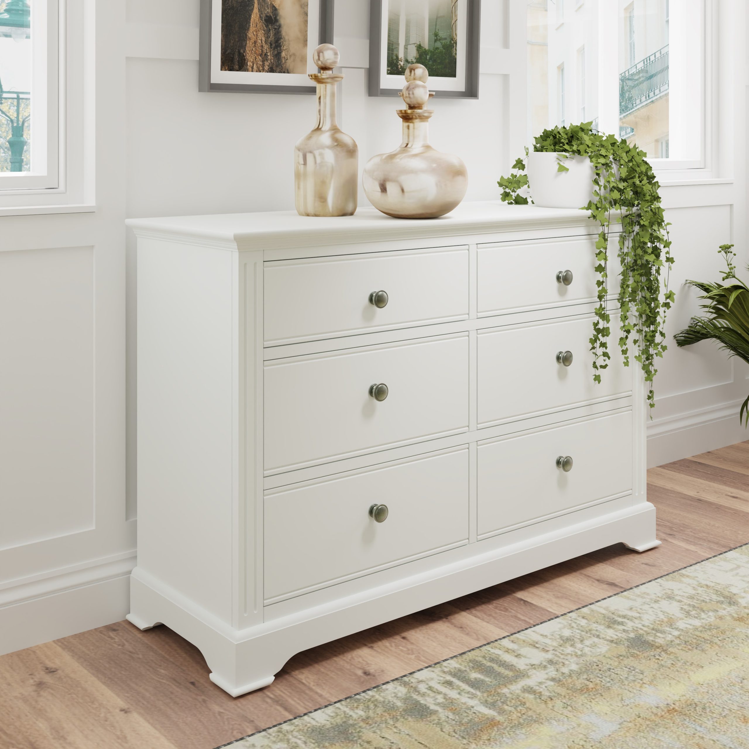 Marcel 6 drawer double dresser discount