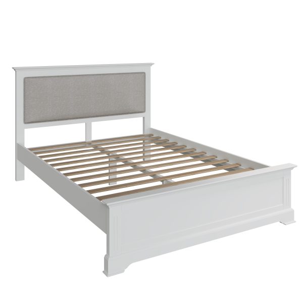 Marcel White Double Bed angle scaled