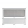 Marcel White Double Bed headboard scaled