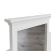 Marcel White Dressing Table Mirror top scaled