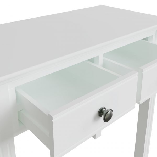 Marcel White Dressing Table close scaled