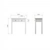 Marcel White Dressing Table dims scaled