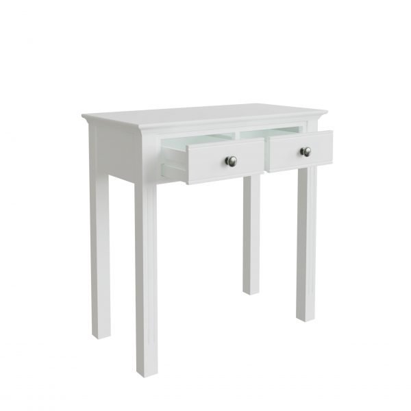 Marcel White Dressing Table open scaled