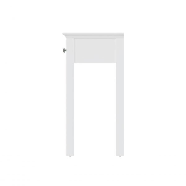 Marcel White Dressing Table side scaled