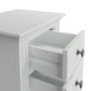 Marcel White Large Bedside Table close scaled