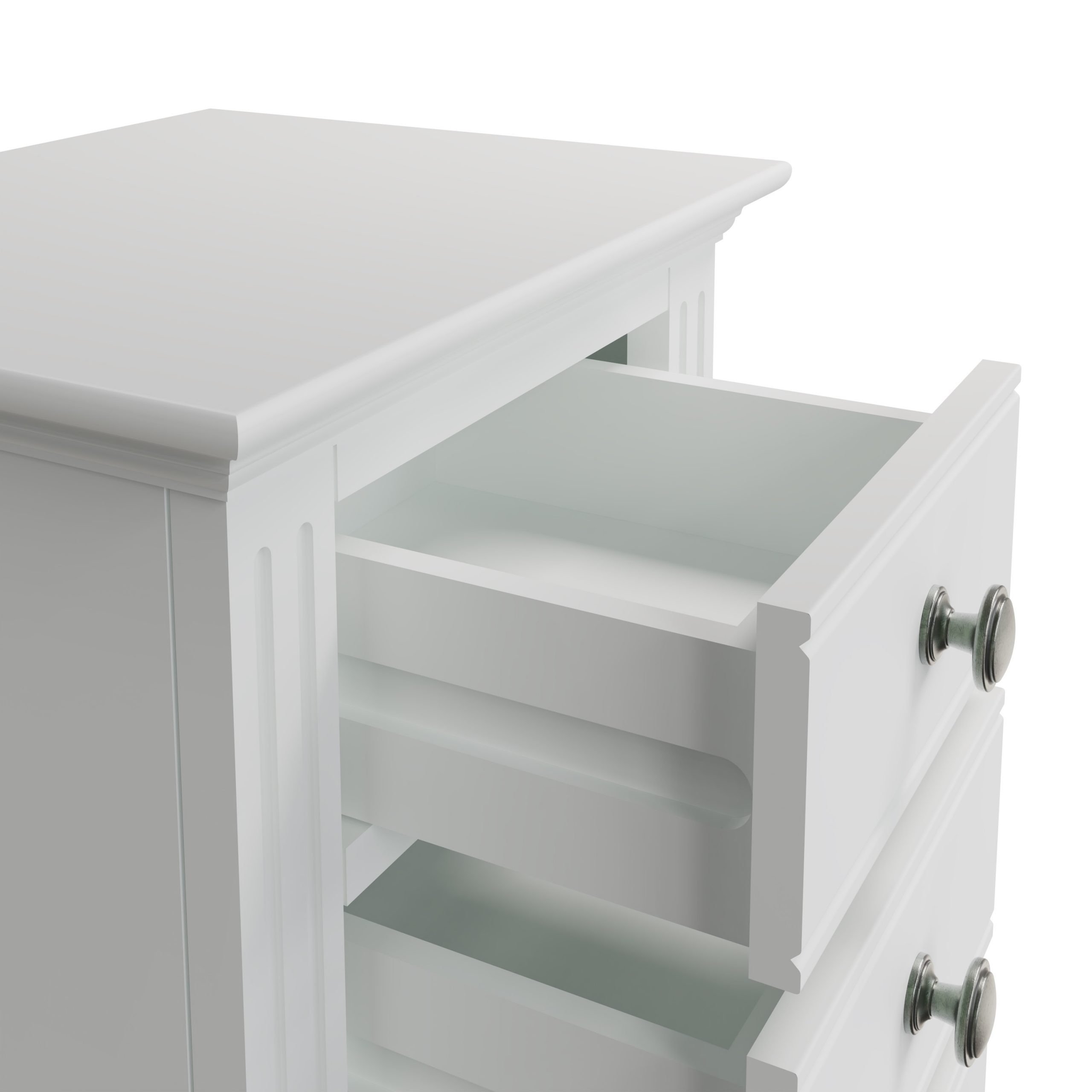 Large white bedside drawers deals