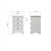 Marcel White Large Bedside Table dims scaled