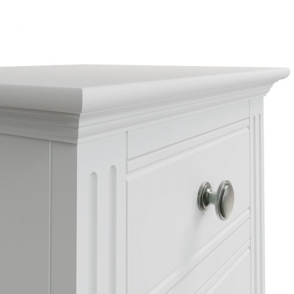 Marcel White Large Bedside Table edge scaled