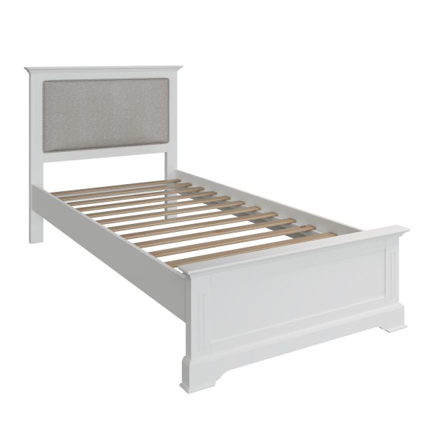 Marcel White Single Bed striied scaled