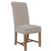 Natural Check Dining Chair