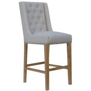 Grey studded clearance bar stools