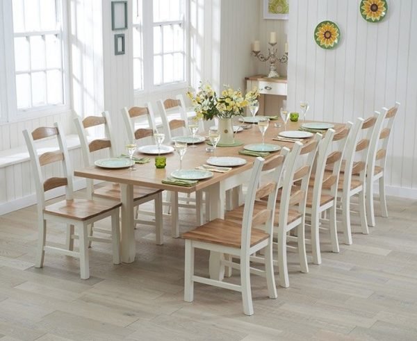 180cm ext. dining table and 8 chairs