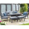 Titchwell Lounge Set with Firepit Table