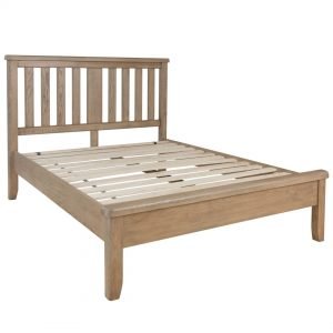 Capri Solid Natural Oak Bed Frame - 5ft King Size – The Oak Bed Store