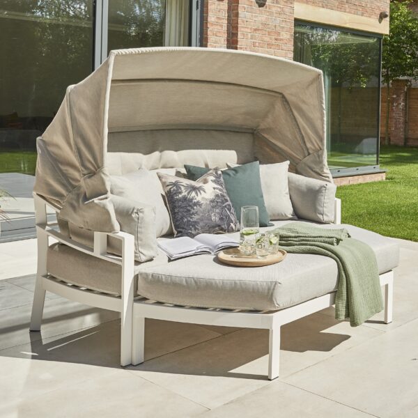 Titchwell Day Bed Grey White