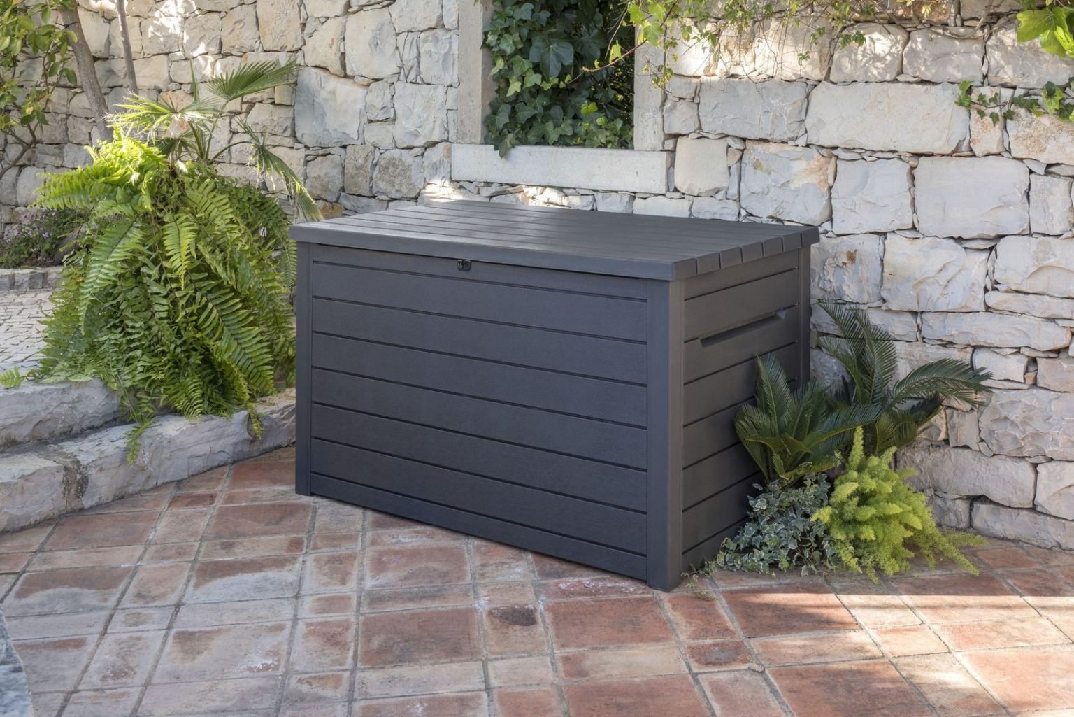Keter XXL Deck Box Anthracite Only Oak Furniture Free UK Delivery*