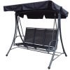 sorrento black 3 seat swing hammock 695677f9