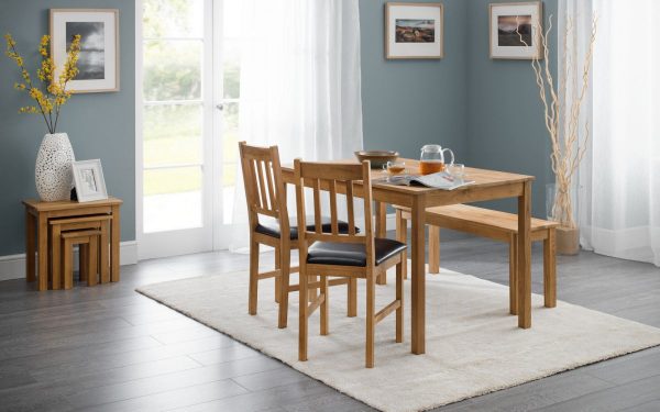 1545212985 coxmoor dining table bench 2 chairs roomset 1