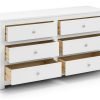 1581000687 radley white 6 drawer chest open