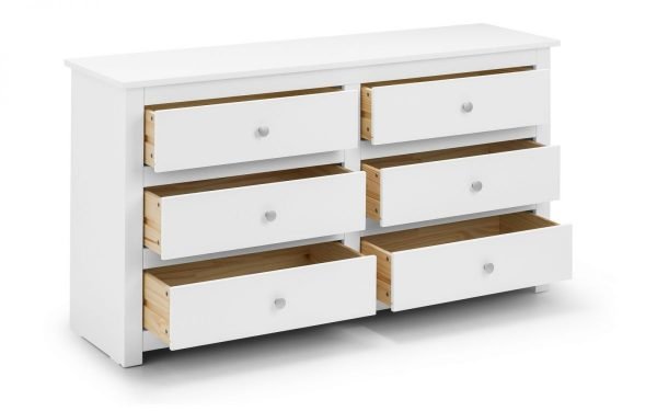 1581000687 radley white 6 drawer chest open