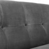 1625645982 monza grey velvet 2 seater sofa seat detail