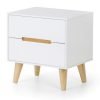 Alicia 2 Drawer Bedside