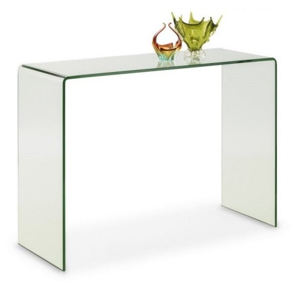 Amalfi Bent Glass Console Table