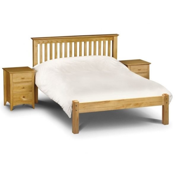 Barcelona King Size Bed Pine