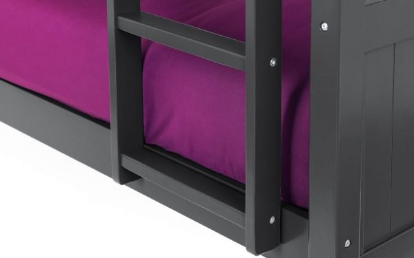 Bella Bunk Bed Anthracite ladder