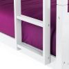 Bella Bunk Bed White ladder