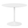 Blanco Round White Pedestal Table