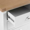 Brompton Painted Extra large Bedside Cabinet Drawer Open