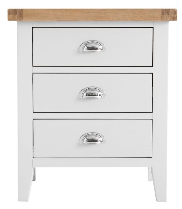 Brompton Painted Extra large Bedside Cabinet Front