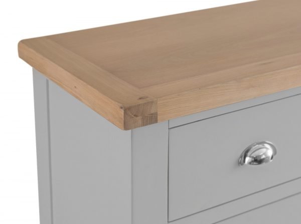 Brompton Painted Grey 2 over 3 Drawer Closed 1