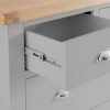 Brompton Painted Grey 2 over 3 Drawer Open 1