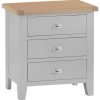 Brompton Painted Grey 3 Drawer Chest