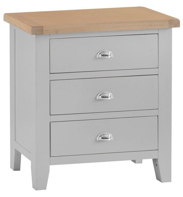Brompton Painted Grey 3 Drawer Chest