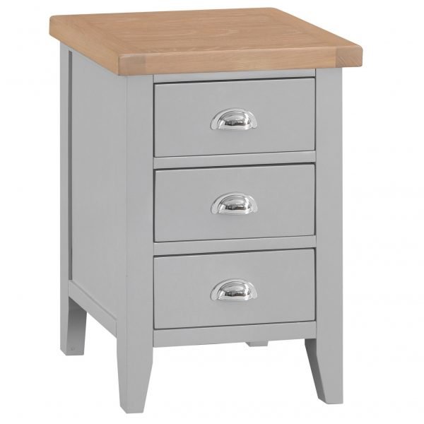 Brompton Painted Grey Bedside Cabinet