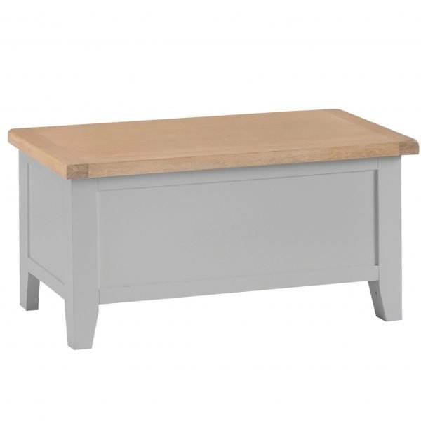 Brompton Painted Grey Blanket Box
