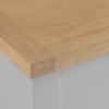 Brompton Painted Grey Blanket Box Top Close