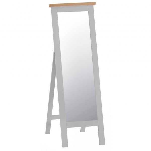 Brompton Painted Grey Cheval Mirror