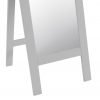 Brompton Painted Grey Cheval Mirror Feet